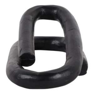 Scultura moderna decorativa a forma di fermaglio per carta, elegante ornamento/statua per l'arredamento di casa, bagno, ufficio, soggiorno - Product Image 3