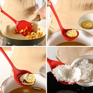 Ensemble d'ustensiles de cuisine en silicone résistant à la chaleur : spatule, pince, cuillère, <span class=keywords><strong>fouet</strong></span> – Outils de cuisine pour la maison - Product Image 3
