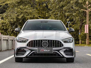 Parachoques de coche para Benz Clase C W206 actualización <span class=keywords><strong>C63s</strong></span> <span class=keywords><strong>AMG</strong></span>, kit de carrocería, rejilla de parachoques delantero, faldón lateral, difusor de parachoques trasero <span class=keywords><strong>2022</strong></span> 2023 - Product Image 4