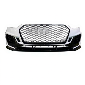 PNB High Quality Front <b>Bumper</b> Cover Gloss Black Lip for 17-19 Audi A5 B9 S5 RS5 <b>Clip</b>-on Attachment Easy Installation New 6-Month - Product Image 1