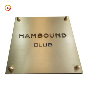 JAGUARSIGN Manufacturer Custom Brass Door <strong>Plaque</strong> Copper Wall <strong>Plaque</strong> <strong>Home</strong> Decor Outdoor Garden <strong>Plaques</strong> - Product Image 2