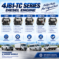 Ensemble complet de moteur diesel ISU 4JB1-TC, 4 cylindres, turbo refroidi par air, 70 kW, pour camionnette, remplacement automobile