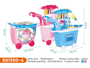 Kit de maquillaje para niños, juego de tocador de <span class=keywords><strong>princesa</strong></span> y peluquería para niños, escritorio de maquillaje de moda, juego de salón de belleza, kit de salón de belleza para niñas y niños - Product Image 4