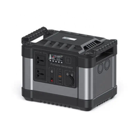 Système de batterie solaire lifepo4 batterie 1000w alimentation de station d'alimentation portable pour pc camping