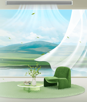 Unit Fan Coil Inverter DC Tersembunyi di Langit-langit Seri Smart Wind Hisense dengan Motor Multi Split AC untuk Penggunaan Rumah & Komersial