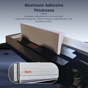Machine de <span class=keywords><strong>reliure</strong></span> à chaud entièrement automatique A3, relieuse de livres parfaite <span class=keywords><strong>pour</strong></span> la <span class=keywords><strong>reliure</strong></span> de carnets, de magazines et de livres - Product Image 4