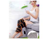 Masseur électrique chauffant pour les genoux avec contrôle de la durée, pétrissage 3D pour soulager la douleur aux jambes et la relaxation musculaire SLB KNM