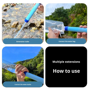 Paille filtrante à <span class=keywords><strong>eau</strong></span> personnelle mini <span class=keywords><strong>pour</strong></span> le camping, les voyages, purificateur de survie portable <span class=keywords><strong>pour</strong></span> le camping et la randonnée - Product Image 6