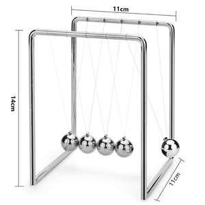 Gelsonlab HSPD-064 Berceau <span class=keywords><strong>de</strong></span> Newton : Boules d'équilibre créatives pour la décoration <span class=keywords><strong>de</strong></span> bureau, jouet éducatif et ludique, aide à l'apprentissage scientifique - Product Image 6