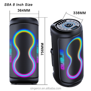 Nouveau produit, enceinte de fête originale Partybox à double haut-parleur de 6,5 et <span class=keywords><strong>8</strong></span> pouces, grande puissance, passive, étanche, portable, Bluetooth, en vente - Product Image 5