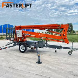 16m 18M 20m Motor diésel articulado hidráulico remolcable en promoción Elevadores de pluma de altura de elevación - Product Image 4