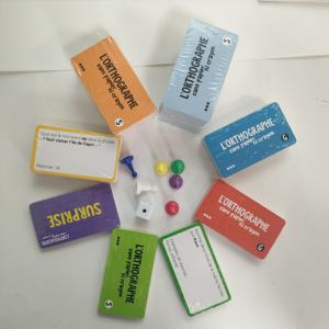Cartes à jouer personnalisées à collectionner, jeux de société amusants et éducatifs pour orthographe sans papier ni crayon - Product Image 5