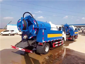Camión de Limpieza de Alcantarillado HINO 1SUZU JP 4X2 de 5cbm 5000L, Camión de Succión de Aguas Residuales, Desatascador de Drenajes - Product Image 6
