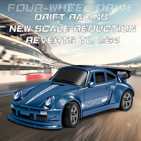 Mini Coche de Derrape RC de Escritorio 15km/h, Mini Coche RC 4WD Micro 2.4GHz, Coche de Derrape de Bolsillo 4WD, Carreras de Habilidad en Escritorio