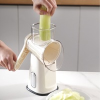 Râpe manuelle multifonctionnelle à manivelle pour légumes, coupe-légumes moderne et très vendue, avec récipient, pour râper et trancher les pommes de terre