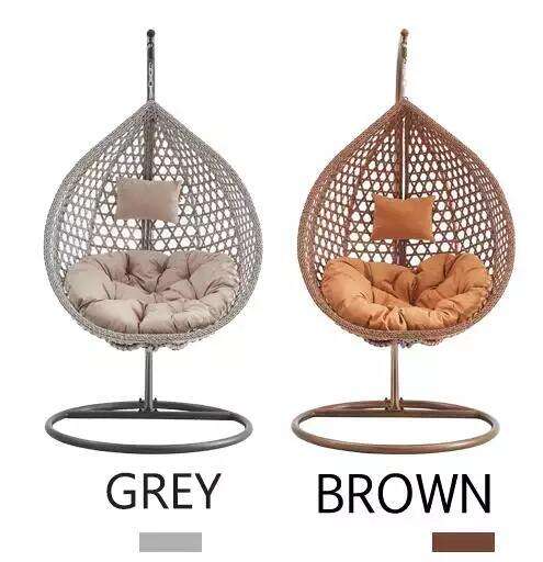 Sedia Amaca Da Giardino Ohuhu Con Cuscini - Altalena Sospesa Per Esterno E Interno, Portata 150kg - Foto 11