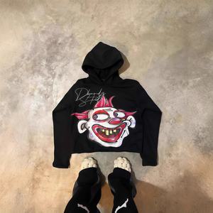 เสื้อฮู้ดดี้พิมพ์ลาย DTG คุณภาพสูง ผ้าฝ้าย 350 GSM ทรงหลวม ไหล่ตก สไตล์ลำลอง สำหรับผู้ชาย พร้อมโลโก้แบบกำหนดเอง - Product Image 1