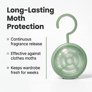 Bálsamo Repelente <span class=keywords><strong>de</strong></span> Polillas para Ropa <span class=keywords><strong>de</strong></span> Marca Privada con Gancho, Fórmula 100% Natural con Aceites Esenciales, Fragancia Personalizada, Suministro al por Mayor - Product Image 4