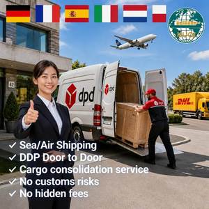 Calculateur de fret Pays-Bas Pologne DDP Expédition maritime et aérienne <span class=keywords><strong>Porte</strong></span>-à-<span class=keywords><strong>porte</strong></span> DPD DHL Agent transitaire Chine-Europe Sans frais cachés - Product Image 1