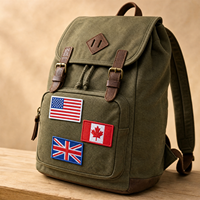 Écussons de drapeau brodés personnalisés, écussons tactiques à coudre pour vestes, sacs à dos, chapeaux, badge moral