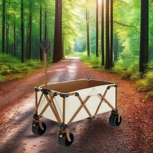 Wind Valley portátil dobrável quatro rodas carrinho Oxford Material Outdoor <span class=keywords><strong>Camping</strong></span> Dinner Gatherings Pequenos acampamentos usam o saco - Product Image 5