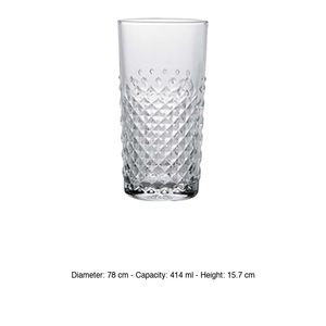 Vaso para Bebidas Largas Carats, 41.4 cl, Altura 15.7 cm, Diámetro 7.8 cm, Libbey - Product Image 3