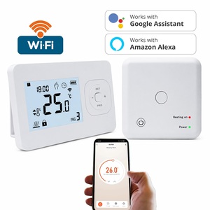 <span class=keywords><strong>Thermostat</strong></span> d'ambiance <span class=keywords><strong>programmable</strong></span> hebdomadaire intelligent WiFi <span class=keywords><strong>sans</strong></span> <span class=keywords><strong>fil</strong></span> RF 868Mhz pour chaudière à <span class=keywords><strong>gaz</strong></span> 5+1+1, commande vocale pour chauffage au sol, cuisine, hôtel - Product Image 1