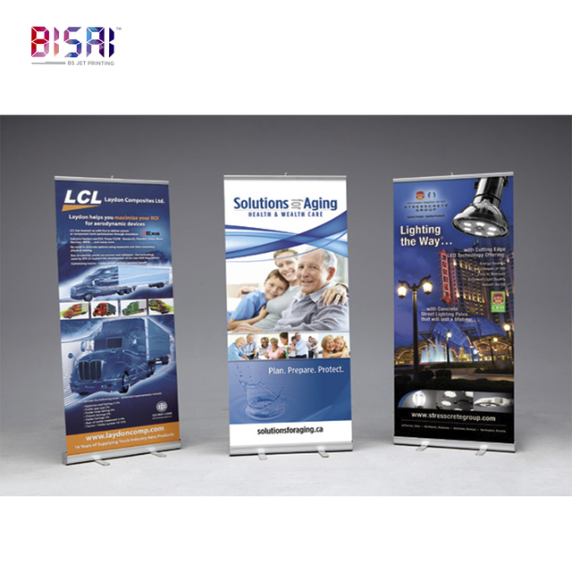 Manufactured Modern High Cost Effectiveness Pull up Retractable Roll up Banner Stand Display