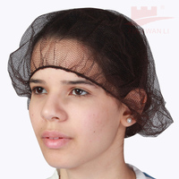 Couvre-cheveux non tissé, bonnet jetable non tissé, bonnet à clip, bonnets jetables en nylon, filet à cheveux