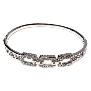 Fashion Cuff <b>Bracelet</b> Gold Silver Rhinestone Hollow Open Design For Women Anniversary Jewelry 20g <b>Copper</b> Plated - Product Image 5