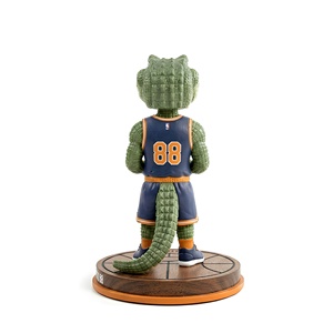 Figurine de crocodile en résine personnalisée en gros, mascotte de sport, jouet à tête oscillante, décoration de <span class=keywords><strong>chambre</strong></span>, peinte à la main - Product Image 4