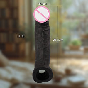 XLN Realistischer TPE-Silikon-Dildo, Weich, Wasserdicht, Nicht-spermizid, Tragbar, Wiederverwendbar – Sexspielzeug für Männer zur Ejakulationsverzögerung und Vergrößerung - Product Image 2
