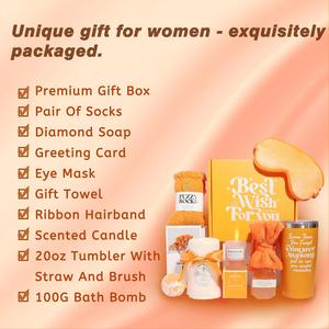 Ensemble cadeau de gobelets personnalisés avec logo, panier de luxe pour une détente et des soins personnels, souvenirs, tasse promotionnelle unique, boîte pour fille - Product Image 4