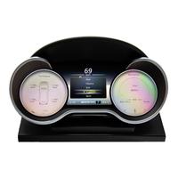 Panel Instrumen LCD Digital untuk Mobil Benz ML GL G-Class GLE GLS 2012-2019 W166 W463 Speedometer Kokpit Virtual
