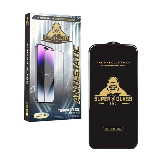 High Quality 9H Hardness Transparent Anti static ESD Tempered Glass Screen Protector for 17 17 Pro 17 Pro Max 15/15