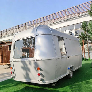 Remolque de Comida Móvil de Aluminio y Acero Inoxidable para Catering en España, Totalmente Equipado para Barbacoa, Helados, Café, Dulces y Comida Rápida - Product Image 1