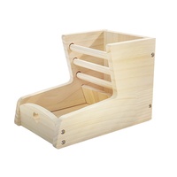 <strong>Best</strong>-<strong>selling</strong> Popular Pet <strong>Rabbit</strong> <strong>Feeder</strong> Two-in-one Open-style Rectangular Grass Rack Guinea Pig Solid Wood <strong>Rabbit</strong> Food Bowl
