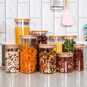 ขวดแก้วฝาไม้ไผ่ ขนาด 1 ออนซ์ 2 ออนซ์ 4 ออนซ์ 6 ออนซ์  ภาชนะแก้วเก็บอาหารสุญญากาศ ชุดกระป๋องสำหรับเก็บเมล็ดกาแฟ น้ำตาล เครื่องเทศ A888 - Product Image 3