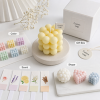 Vela Aromática de Cera de Soya Hecha a Mano, con Caja de Regalo Blanca, para Bodas, Navidad, Año Nuevo, Decoración del Hogar, Venta al Por Mayor