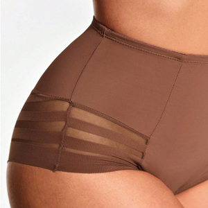 Ladymate ODM/OEM Ropa Interior Moldeadora Para Mujer Women <strong>High</strong> <strong>Waist</strong> Shaper Panty Mesh Patchwork <strong>High</strong> <strong>Waist</strong> Shaper <strong>Underwear</strong> - Product Image 2