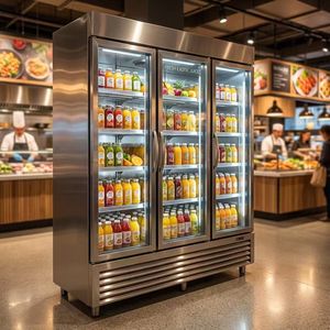 Equipo <span class=keywords><strong>de</strong></span> Refrigeración Comercial Completo para Almacenamiento en Frío, Diseño Móvil <span class=keywords><strong>de</strong></span> Vidrio para Conservación <span class=keywords><strong>de</strong></span> Flores Frescas y Cerveza, 2x3x2 - Product Image 3