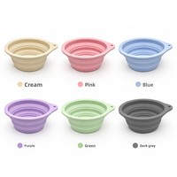 Nouvelle gamelle pliable en silicone de qualité alimentaire pour chat et chien, portable, pour les voyages en extérieur