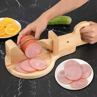 Stainless Steel Blade Sausage Slicer Rubber Tree Wood Sausage Cutter  Kitchen Gadgets And Accessories - Price history & Review, AliExpress  Seller - Shop4203013 Store