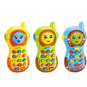 2023 Fashion smart safe colorful musical mobile phone toys for kids