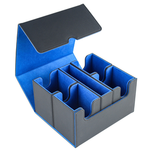 Boîte de pont TCG de grande capacité 5 en 1 compatible avec les cartes MTG <span class=keywords><strong>Magic</strong></span> the Gathering/Commander/ Yugioh, boîte de rangement de cartes durable - Product Image 4