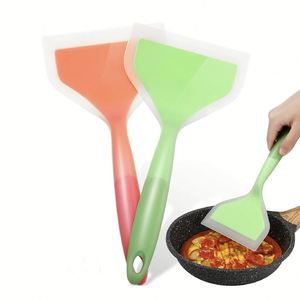 Sunshine Wholesale - Ensemble d'ustensiles de cuisine en silicone de qualité : Spatule à œufs large à fentes et Spatule à crêpes, compatible lave-vaisselle et micro-ondes - Product Image 2