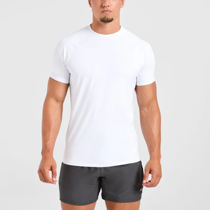 Nouveau T-shirt Homme Slim Fit Sportif Uni Tricoté Léger à Manches Courtes Écologique Respirant Séchage Rapide pour Activités de Plein Air - Product Image 3
