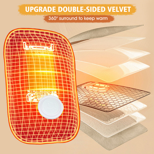 Sac chauffant portable en peluche mignon et tendance, rechargeable, pour réchauffer les mains - Product Image 4
