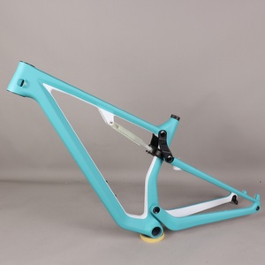 Ful Suspension Carbon Fiber T1000 MTB Bike XC <b>Frame</b> FM198 29er Custom <b>Paint</b> Travel 120mm BB92 Bottom Bracket - Product Image 6