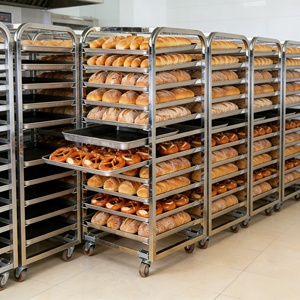 Chariot de cuisson électrique multicouche à quatre roues en acier inoxydable de qualité alimentaire, résistant à la corrosion, taille personnalisable - Product Image 6